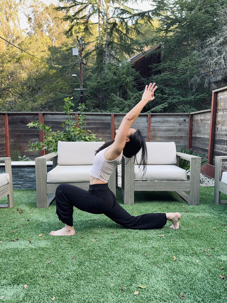 Bamboo Straight Leg Pants with Side Split