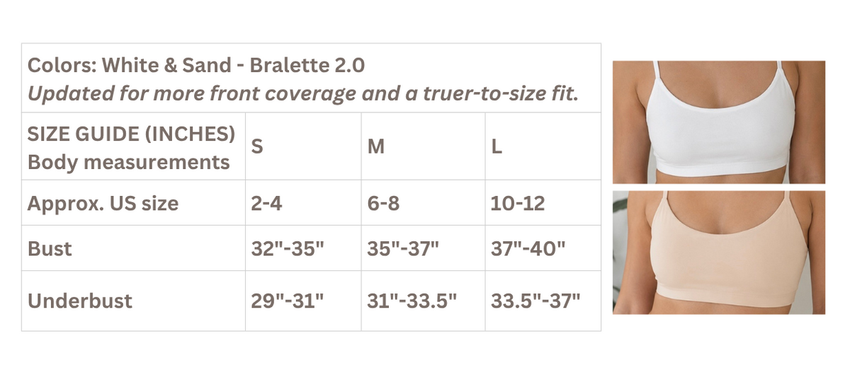 Organic Cotton Bralette – Removable Pads, Wireless, Light Support