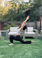Bamboo Straight Leg Pants with Side Split