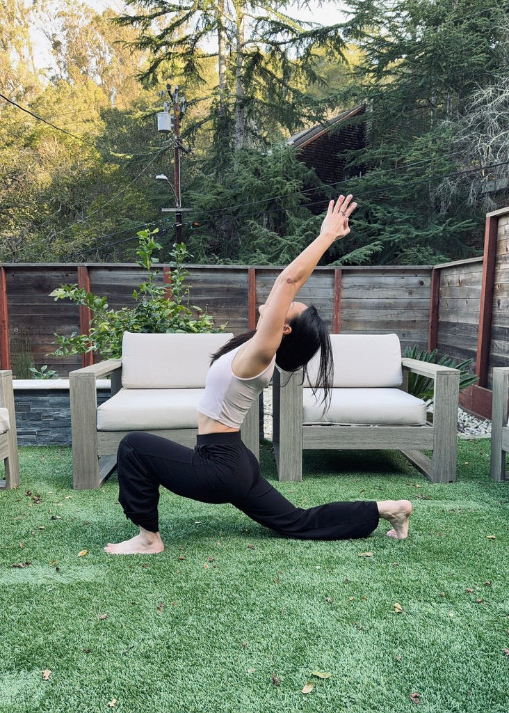 Bamboo Straight Leg Pants with Side Split